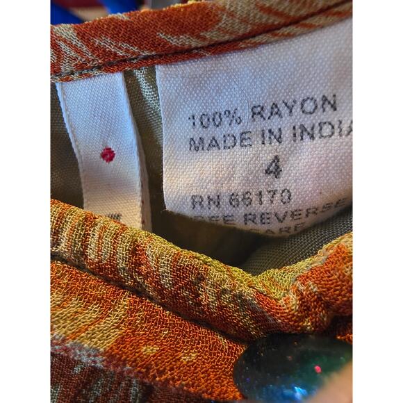 Moth Anthropologie Modest Whimsy Cottage Core Full Length Skirt 4 Womens Lagen - Picture 3 of 4